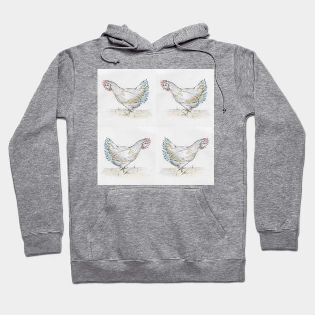 Chickens Hoodie by pencilartist